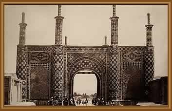 Газвинские ворота в Тегеране со стороны города, период правления Насираддин-шаха