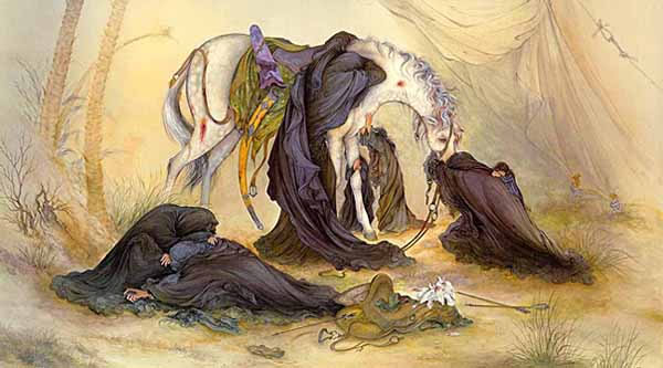 "Вечер Ашуры" - самая известная миниатюра современного иранского художника Фаршчиана